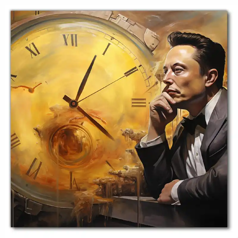 Selbstklebende Möbelfolie Zeitgedanken 80 x 80 cm Sonderangebot