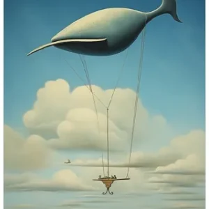 Glasbild Himmlische Segelfahrt 70 x 100 cm Markenware