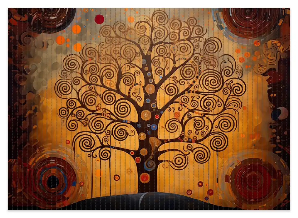 Wochenendangebot Duschmatte Baum des Lebens 180 x 65 cm