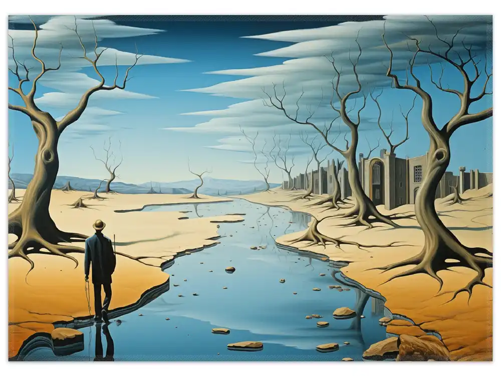 Kostenfreie Lieferung Teppich Fluss der Zeit 50 x 70 cm
