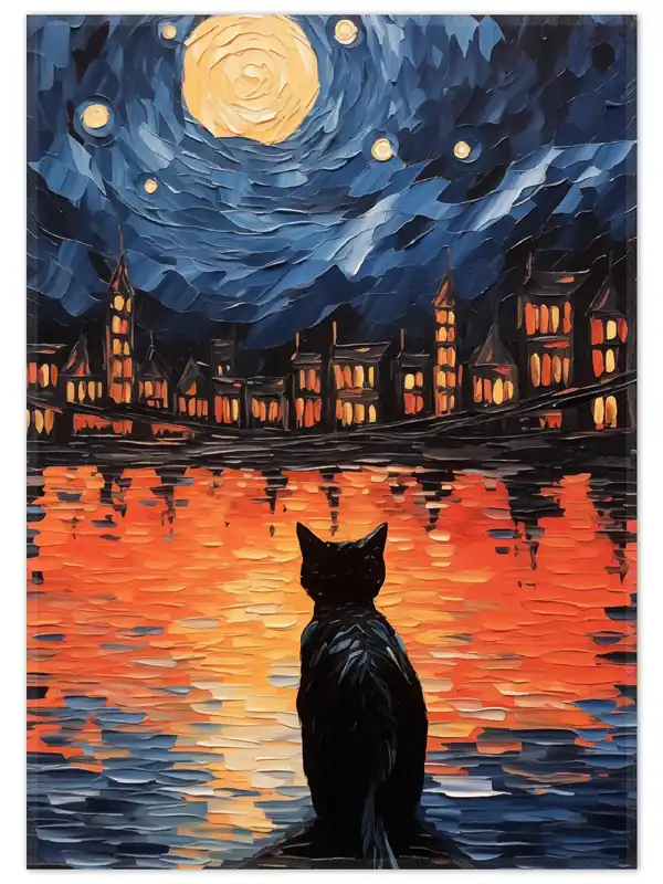 Teppich Blick eines Nachtwächters 50 x 70 cm Nur Für Kurze Zeit