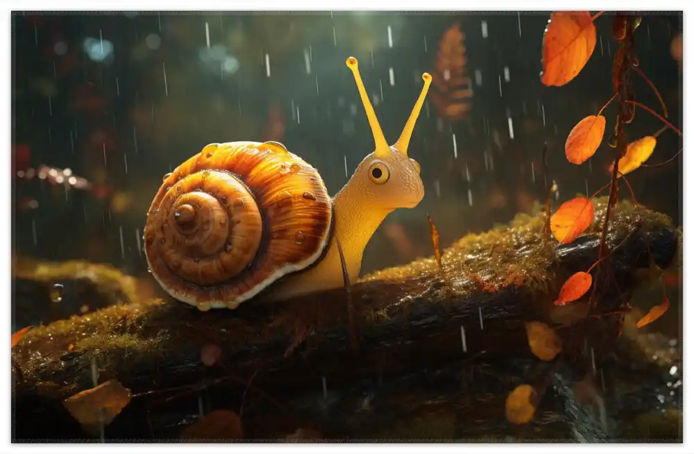 Sonderangebot Teppich Snail on Tree 50 x 70 cm