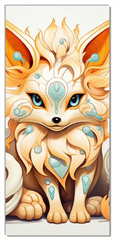 Solange Der Vorrat Reicht Selbstklebende Türtapete Geheimnisvoller Fuchs selbstklebende Folie, 100 x 220 cm