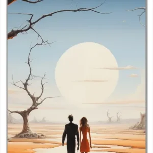 Selbstklebende Türtapete Wüstenwanderer selbstklebende Folie, 93 x 205 cm Online Kaufen