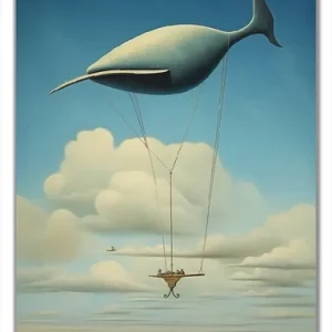 Sichere Zahlung Selbstklebende Türtapete Himmlische Segelfahrt selbstklebende Folie mit Schutzlaminat, 100 x 220 cm