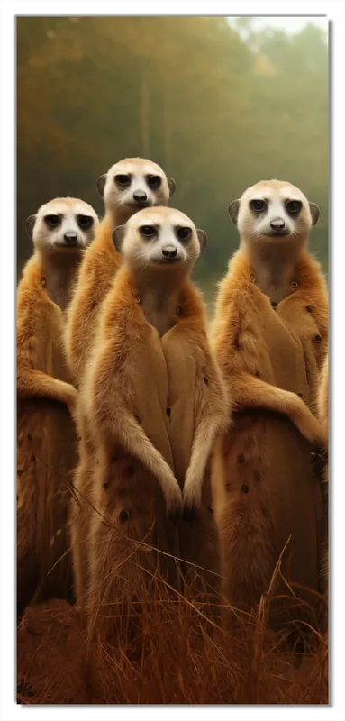 Selbstklebende Türtapete Safari-Clique selbstklebende Folie, 93 x 205 cm Bestseller