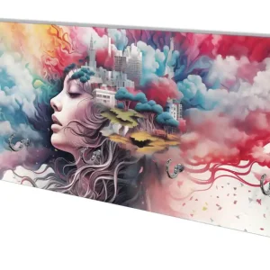 Wandgarderobe aus Glas Traumwelten im Kopf Heißes Angebot