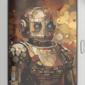 Nur Für Kurze Zeit Lichtschutzbild Bildnis eines Roboters
