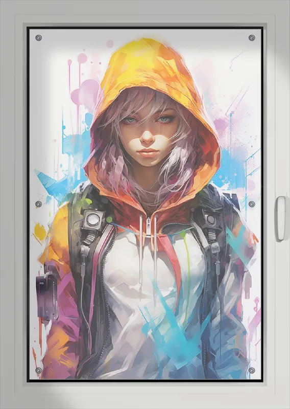 Lichtschutzbild Urban Warrior: Farbspritzer Neue Kollektion