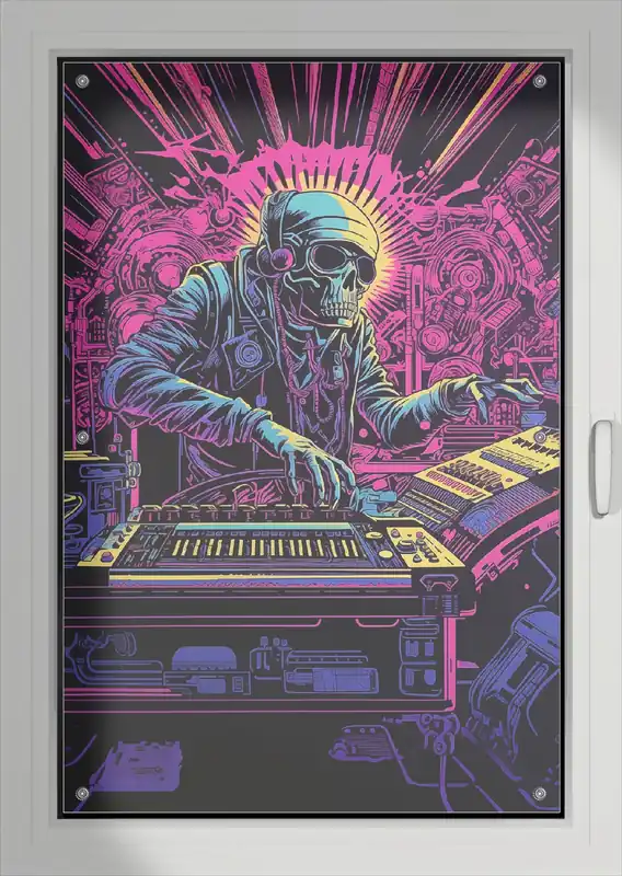 Billig Lichtschutzbild DJ der Unterwelt