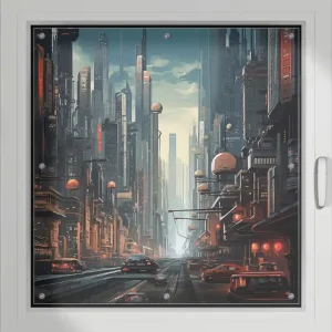 Echt Lichtschutzbild Technologie-Metropole