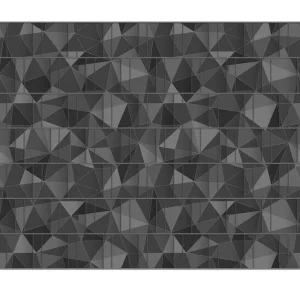 Finale Aktion Zaunsichtschutz Geometrisches Schattenmuster Breite 250 cm x Höhe 140 cm