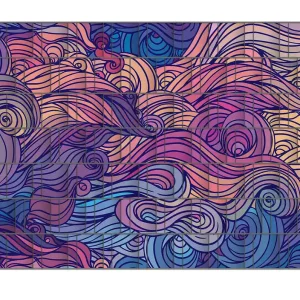 Begrenztes Angebot Zaunsichtschutz Fantasievoller Wirbel Breite 250 cm x Höhe 140 cm