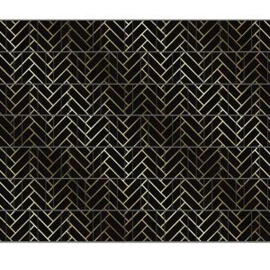 Angebot Zaunsichtschutz Elegantes Fischgrätmuster Breite 250 cm x Höhe 180 cm