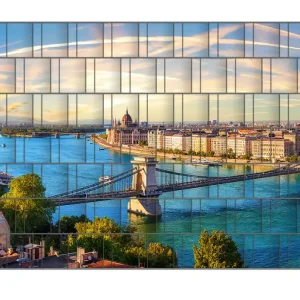 Saisonangebot Zaunsichtschutz Metropole an der Donau Breite 250 cm x Höhe 140 cm