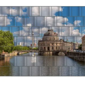 Beliebt Zaunsichtschutz Blick auf Berlin Breite 200 cm x Höhe 200 cm
