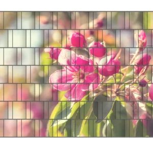 Sofort Bestellen Zaunsichtschutz Frühlingszauber Breite 200 cm x Höhe 140 cm