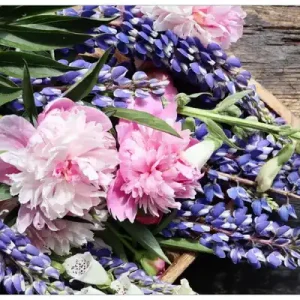 Memoboard Stillleben mit Frühlingsblumen 32 x 80 cm, aus Glas Versand Am Gleichen Tag