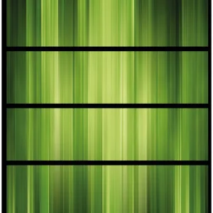Top-Preis Möbelfolie Grün und schwarz gestreift - Abstraktes Streifenmuster 4 Teile à 20 x 80 cm
