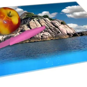 Bestseller Glasunterlage Exotische Fische im Meer 30 x 40 cm