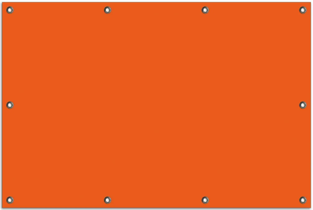 Top-Seller Gartenposter Orange Rund. 120 cm Durchmesser