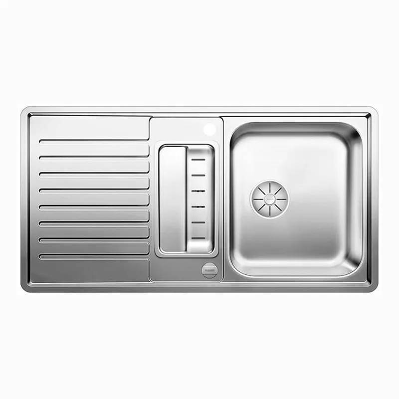 Kracherpreis BLANCO Einbauspüle CLASSIC Pro 5 S-IF Edelstahl Seidenglanz, InFino Ablaufsystem