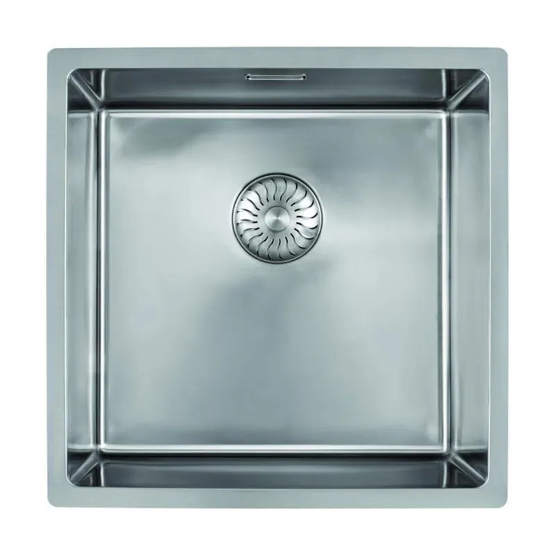 Neue Ware Caressi Einbauspüle Basic Line CABLPP40R10 44 x 44 cm Edelstahl