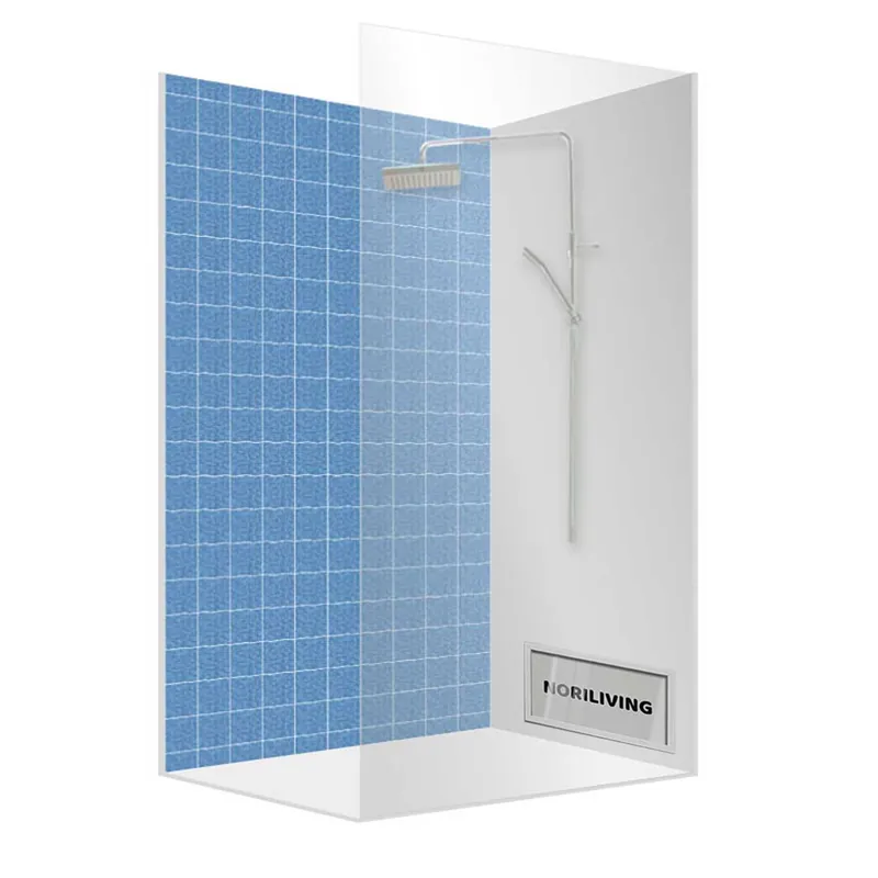 Duschrückwand Alu Fliesenoptik 056 | 100x100 | Variante 00 - Standard Bestseller