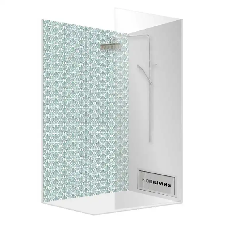 Nur Heute Duschrückwand Alu Fliesenoptik 550 | 100x100 | Variante 00 - Standard