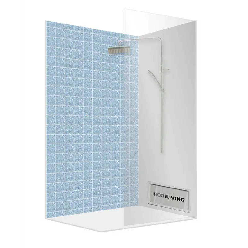 Schnäppchen Duschrückwand Alu Fliesenoptik 102 | 100x100 | Variante 00 - Standard