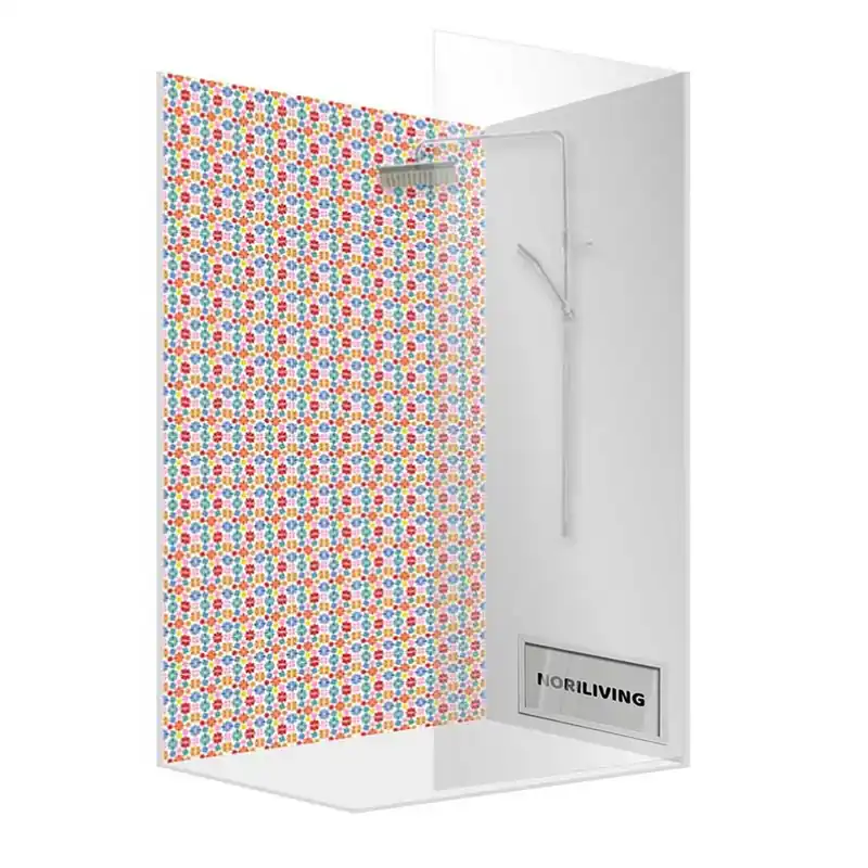 Sale Duschrückwand Alu Fliesenoptik 679 | 100x100 | Variante 00 - Standard