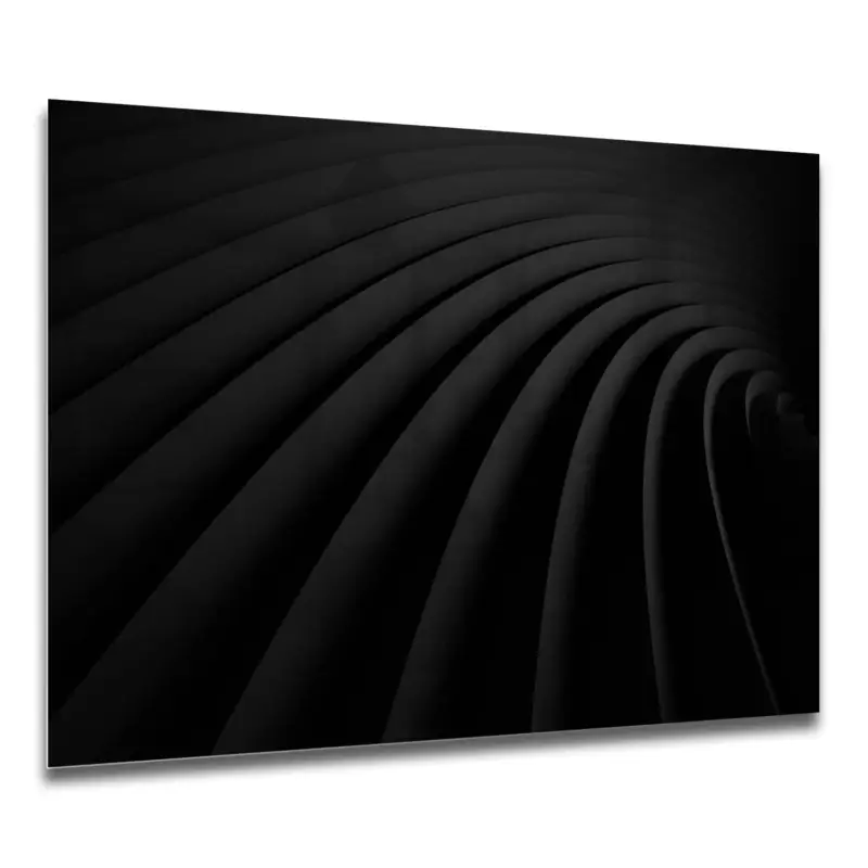 Küchenrückwände Luxuriöse schwarze Linien 60x40 Schneller Versand