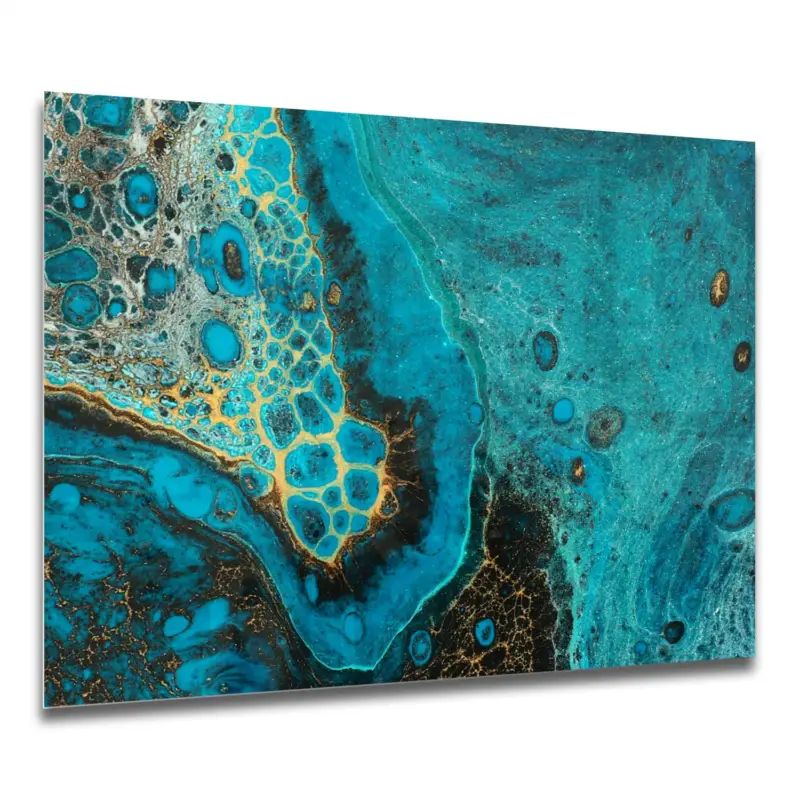 Kostenfreie Lieferung Küchenrückwände Blauer Marmoreffekt 60x40
