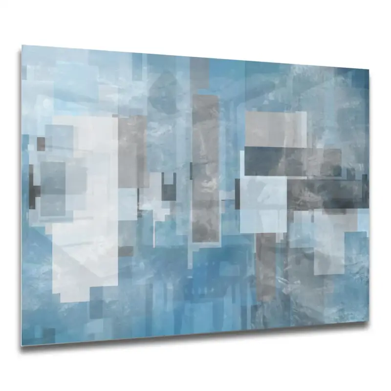 Küchenrückwände Blaue geometrische Formen 60x40 Sofort Bestellen