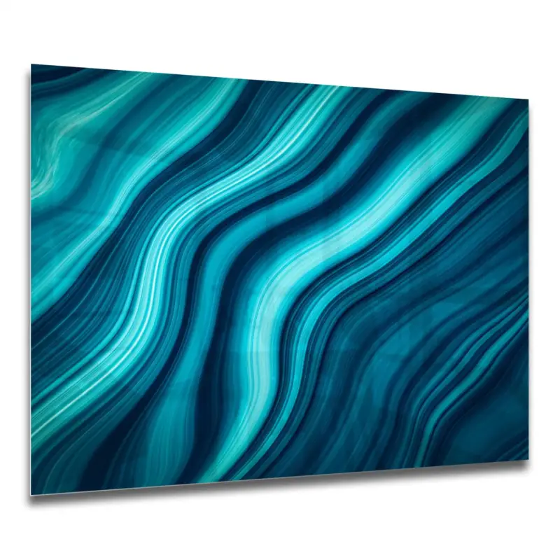 Finale Aktion Küchenrückwände Blaue Marmor-Tinte-Textur 60x40
