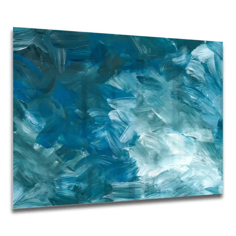 Heißes Angebot Küchenrückwände Abstrakte blaue Pinselstriche 60x40