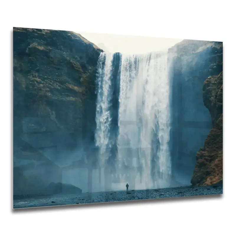 Küchenrückwände Wasserfall bei Skógafoss 60x40 Neue Kollektion